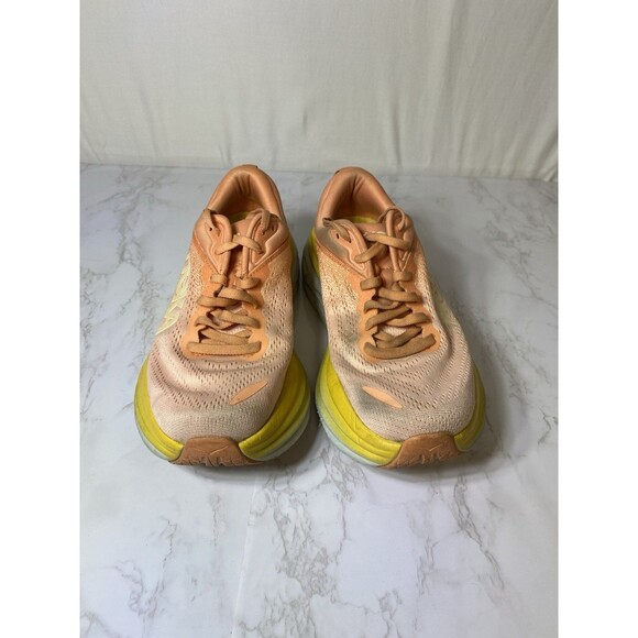 Hoka One One Bondi 8 Womens 8 B Shoes Orange Running Sneaker 1127952 SCPP - Picture 6 of 8